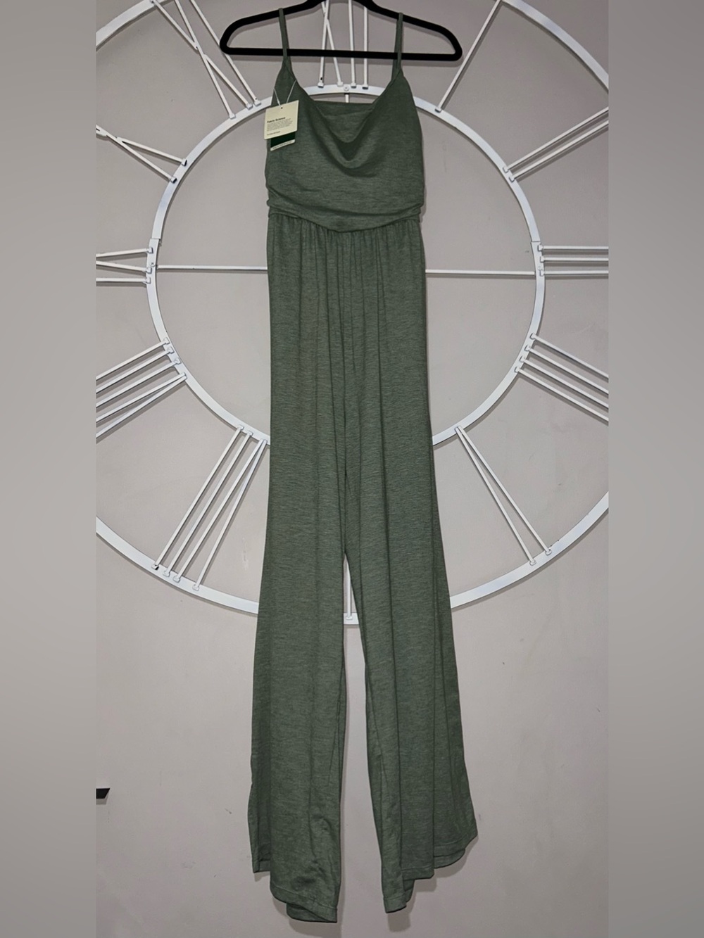 HALARA Olive Green Wide Leg Jumpsuit